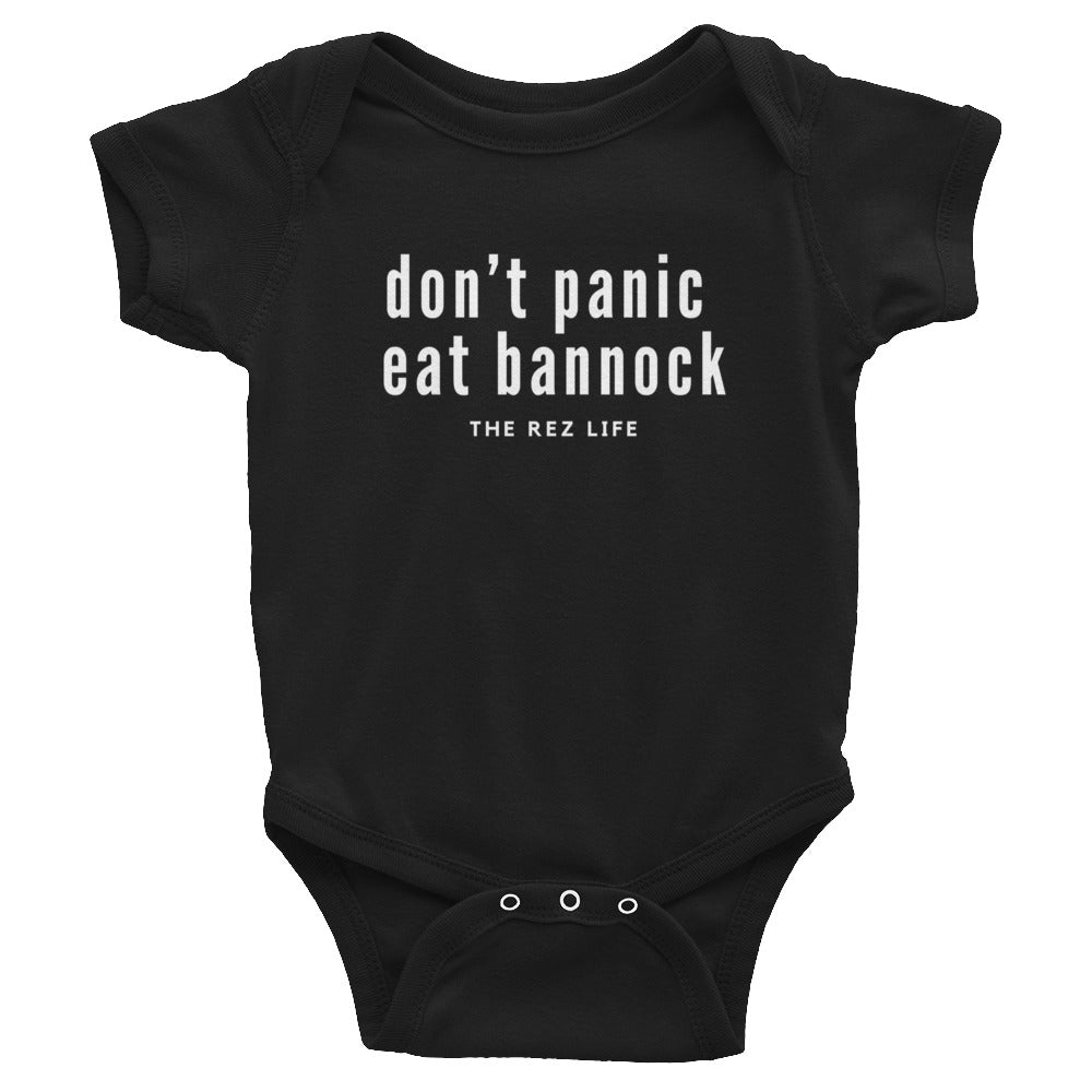 Don't Panic Eat Bannock Infant Bodysuit