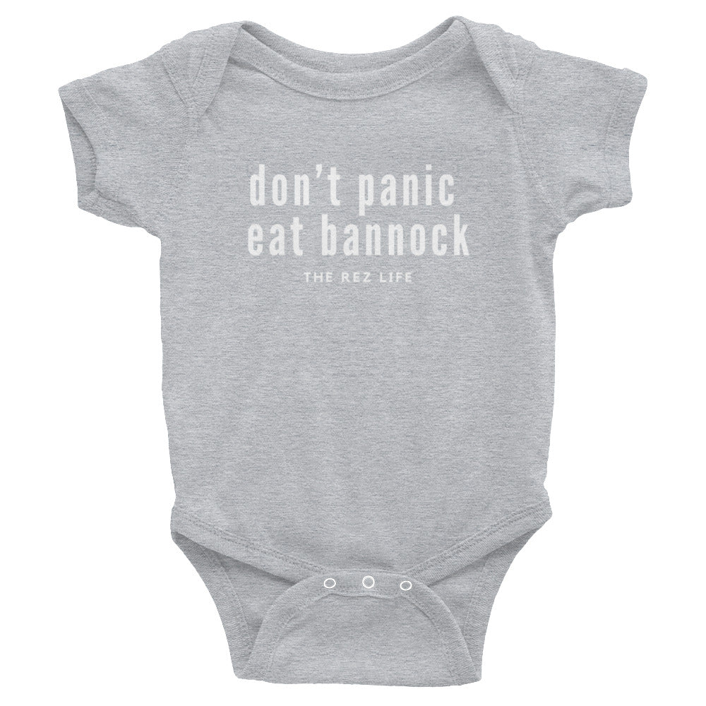 Don't Panic Eat Bannock Infant Bodysuit