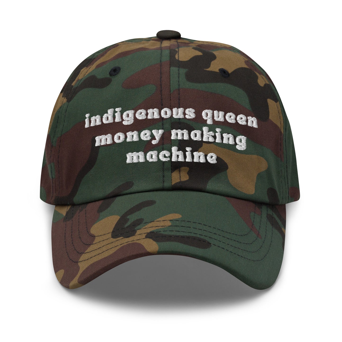 Indigenous Queen Money Making Machine Hat