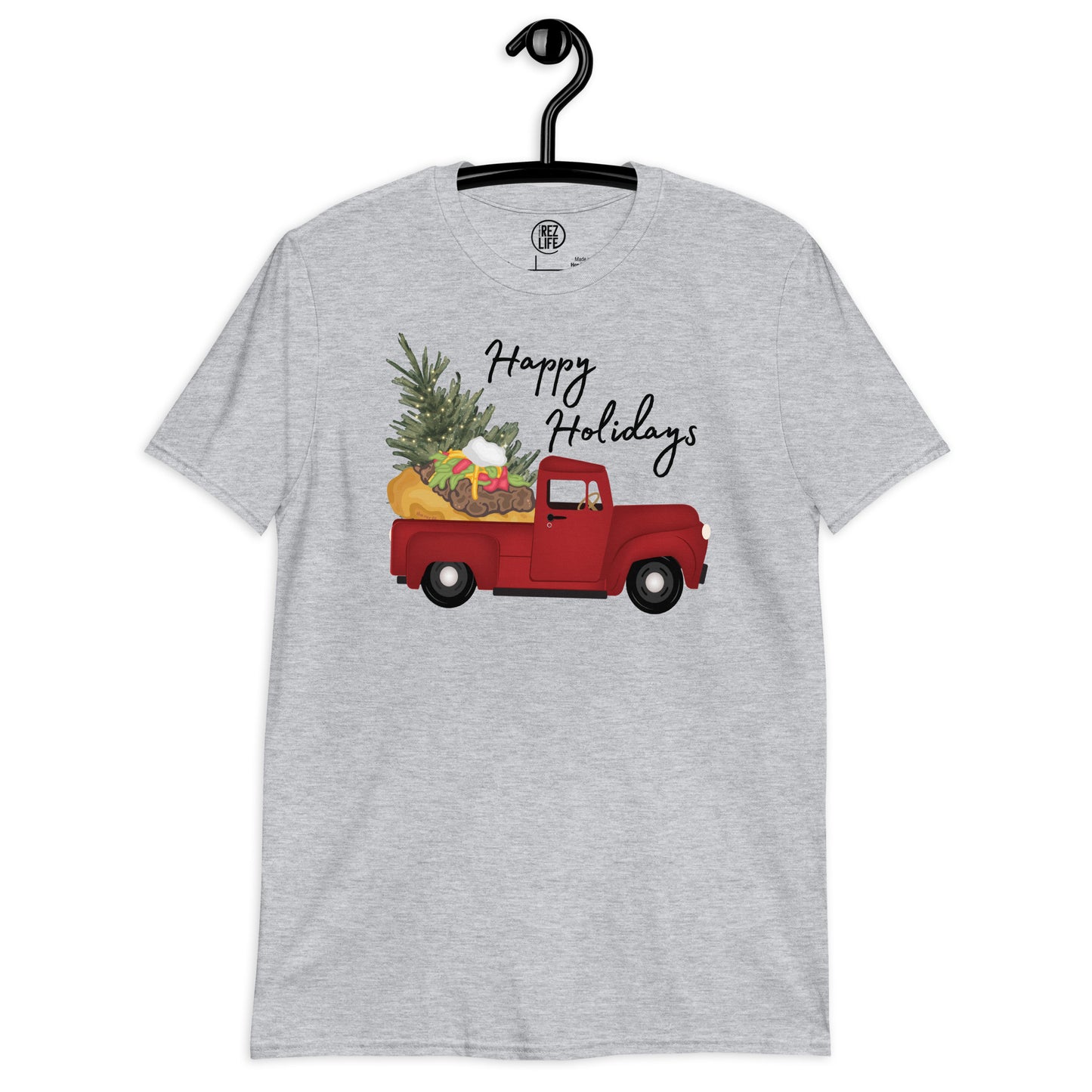 Happy Holidays Fresh Taco Tree Truck Tee