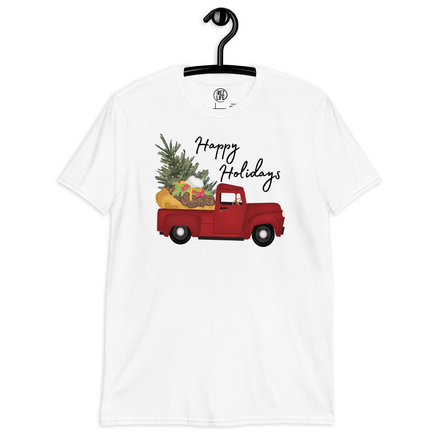 Happy Holidays Fresh Taco Tree Truck Tee