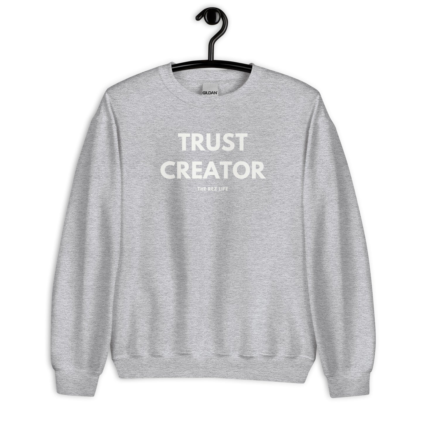 Through The Ups & Downs... TRUST CREATOR Crewneck