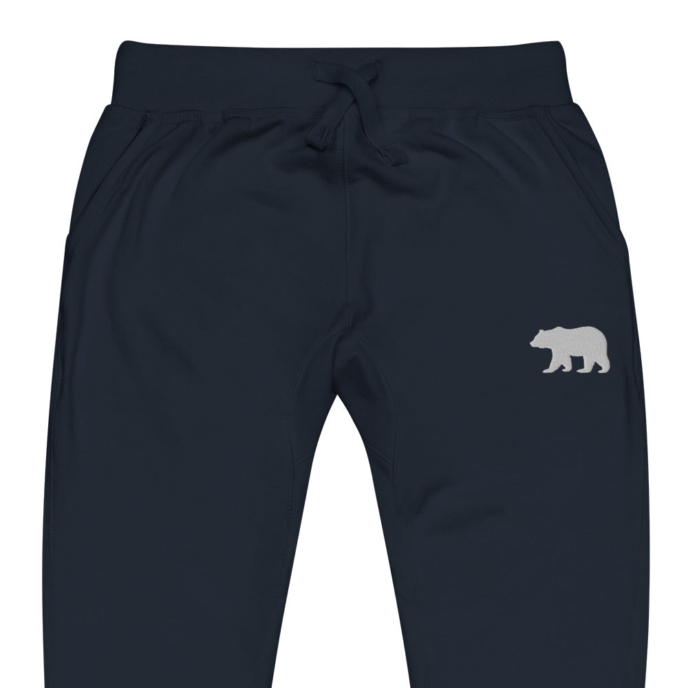 The Calm Bear Embroidered Sweatpants