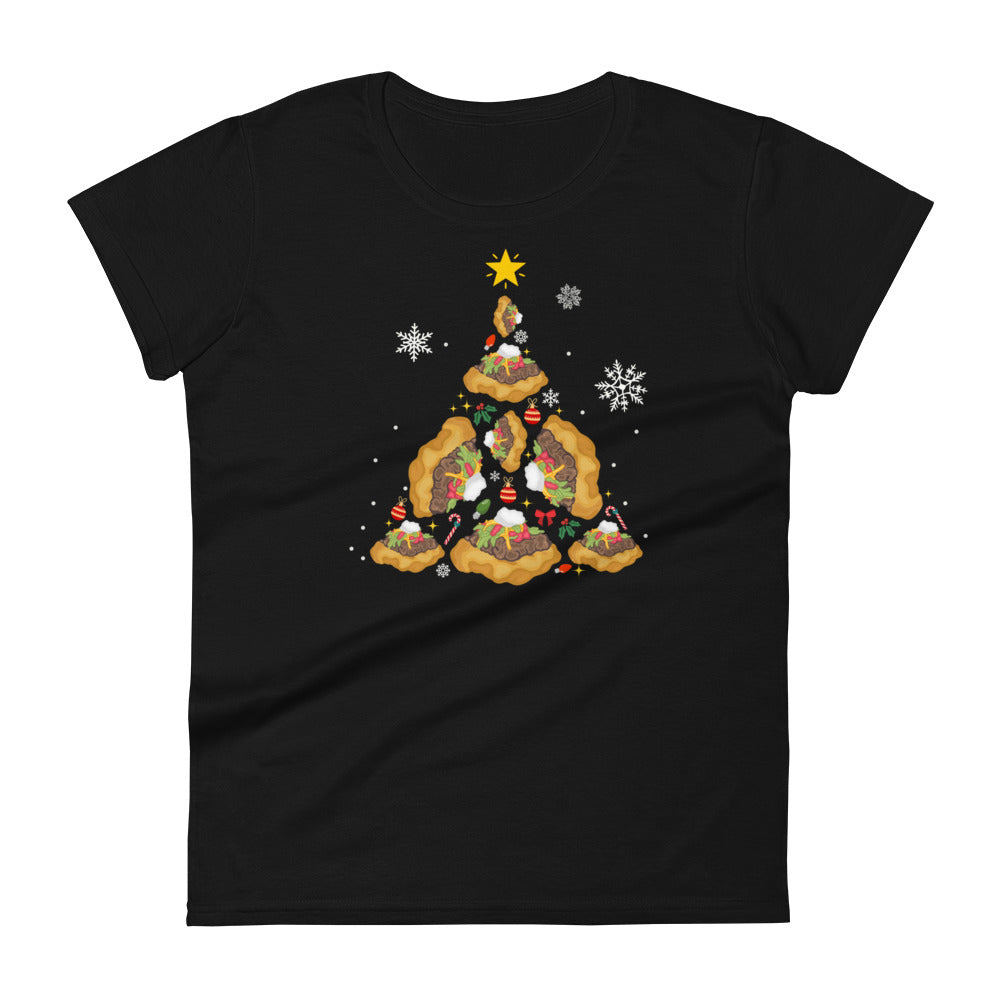 Oh Taco Christmas Tree Women's Tee - The Rez Lifestyle