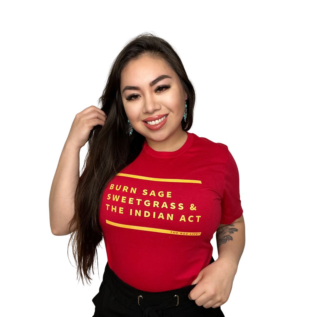 BSS&TIA Red & Gold Collection Tee - The Rez Lifestyle