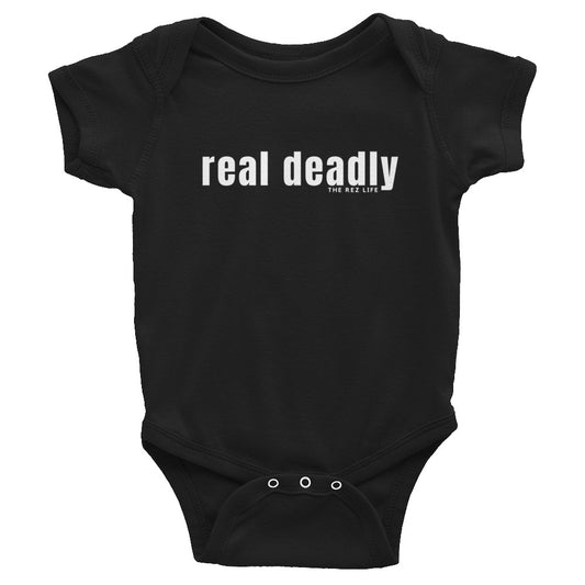 Real deadly Infant Bodysuit - The Rez Lifestyle